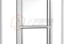 Porta Correr 2 Folhas Móveis Alumínio Branco Req. 7,2 cm - Linha Topsul - Esquadrisul - Imagem 4