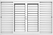 Janela Veneziana 6 Folhas Em Aço Branco Sem Grade Req. 12 cm - Brasil Esquadrias Inove - Imagem 1