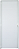 Porta Lambril S/ Vidro Alumínio Branco Req. 5,5 cm - Linha Fortsul - Esquadrisul - Mega Saldão - Imagem 1
