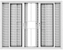 Janela Veneziana 6 Folhas Com Grade Alumínio Branco - Brasil Esquadrias - Facility - Imagem 1