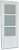 Porta Postigo Em Aço Branco Com Grade Madri Com Vidro Mini Boreal - Brasil Esquadrias - Inove - Imagem 1
