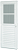 Porta Mista Sala Em Aço Branco Com Grade Madri Vdr. Mini Boreal - Brasil Esquadrias - Inove - Imagem 1
