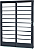 Porta De Correr 2 Folhas (1 Fixa) Horizontais Em Aço Galvanizado Com Fechadura Sem Vidro Requadro 13 Cm - Brasil Esquadrias - Max - Imagem 1
