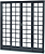 Porta Correr 4 Folhas Horizontais Em Aço Galvanizado Sem Vidro Requadro 13 Cm - Brasil Esquadrias - Max - Imagem 1