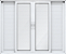Janela Veneziana 6 Fls Lambril Sem Grade Alumínio Branco - Spj Linha Premium - Imagem 1