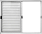 Janela Veneziana 3 Fls Móveis Sem Grade Alumínio Branco - Spj Modular - Imagem 3