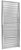 Porta Palheta Semi Ventilada Alumínio Brilhante Req. 5,5 cm - Linha Fortsul - Esquadrisul - Imagem 1