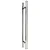 Porta Lambril Frisada Sem Vidro Com Puxador 80 Cm Alumínio Branco - Spj Premium Saldão - Imagem 2