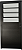 Porta Lambril Basculante Vdr. Boreal Alumínio Preto - Spj Linha 25 Saldão - Imagem 1