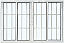 Janela De Correr 4 Folhas Sem Bandeira Com Grade Alumínio Branco - Cmc Esquadrias Harmony Saldão - Imagem 1