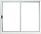 Janela De Correr 2 Fls Sem Bandeira Sem Grade Alumínio Branco - Spj Modular Saldão - Imagem 1