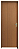 Porta Lisa Padrão Imbuia c/ Batente de 11 cm Misto c/ Fechadura Tambor Wc - Rick Esquadrias Saldão - Imagem 1