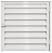 Porta Abrigo Com Ventilação Alumínio Branco - Esap Linha 16 Saldão - Imagem 1