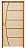 Porta Frisada Stander Belíssima C/ Batente 11 Cm Misto C/Fech. Taco Golf - Rick Esquadrias - Imagem 1