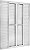 Porta Balcão 6 Folhas Alumínio Branco Req. 10,2 cm - Linha Topsul - Esquadrisul - Imagem 1