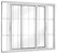 Janela Correr 2 Folhas Móveis C/ Grade Alumínio Branco Req. 9,5 cm - Linha Topsul - Esquadrisul - Imagem 2