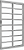 Porta Correr 2 Folhas C/ Travessa (1 Fixa) Alumínio Brilhante Req. 8 cm - Linha Fortsul - Esquadrisul - Imagem 1