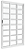 Porta Correr 3 Folhas C/ Travessa (1 Fixa) Alumínio Branco Req. 8 cm - Linha Fortsul - Esquadrisul - Imagem 1