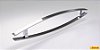 Porta Lambril Evolution c/ Puxador Dubai Polido c/ Fechadura Rolete em Alumínio Branco - Brimak Super 25 - Imagem 2