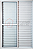 Porta Balcão 3 Fls (1 Fixa) Alumínio Branco Com Fechadura Vdr Liso - Spj Linha 25 - Imagem 3