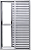 Porta Balcão 3 Fls (1 Fixa) Alumínio Brilhante Com Fechadura Vdr Liso - Spj Linha 25 - Imagem 1