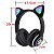 Fone de ouvido sem fio Gatinho Preto - Imagem 2