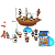 Jogo Se Segura Pirata Brinquedo Equilíbrio Barco 38pçs - Imagem 8