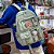 Mochila Feminina Escolar Passeio Coreano Grande Capacidade Com Chaveiro Impermeável - Imagem 5