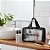 Necessaire Transparente Washbag com Alça e Zíper 30x21x11 cm Ideal para Viagem Academia e Organização - Imagem 1