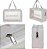 Necessaire Transparente Washbag com Alça e Zíper 30x21x11 cm Ideal para Viagem Academia e Organização - Imagem 9