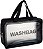 Necessaire Transparente Washbag com Alça e Zíper 30x21x11 cm Ideal para Viagem Academia e Organização - Imagem 7