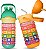 Garrafa Térmica Infantil Aço Inox 430ML Garrafa Térmica Educativa, Interativa Tabuada - Imagem 1