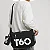 Bolsa de Ombro Com Bolsinha Marca T60 Original De Lona Grande - Imagem 2