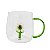 Caneca Vidro Borossilicato 400ml com Margarida 3D - Imagem 2