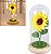 Flor Artificial na Cúpula 20cm com LED Girassol - Imagem 8