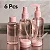 Kit Frascos Potes Viagem Silicone 30ml Condicionador Shampoo Creme Cosméticos 6 peças - Imagem 6