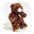 Urso De Pelúcia Com Laço 35cm Ursinho Teddy Cor : chocolate - Imagem 1