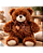 Urso De Pelúcia Com Laço 35cm Ursinho Teddy Cor : chocolate - Imagem 3