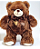 Urso De Pelúcia Com Laço 35cm Ursinho Teddy Cor : chocolate - Imagem 2