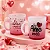 Caneca de Vidro Fosco 320ml Amo Você - Imagem 1