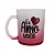 Caneca de Vidro Fosco 320ml Amo Você - Imagem 2
