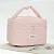 Necessaire Puffer Acolchoada de Viagem Bolsa de Maquiagem Metalizada - Imagem 7