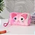 Estojo Escolar Gatinho Grande Feminino Necessaire Pelúcia - Imagem 2