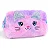 Estojo Escolar Gatinho Grande Feminino Necessaire Pelúcia - Imagem 11