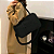 Bolsa Casual Preta Transversal Feminina/ Masculina com alça removível - Imagem 4