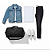 Bolsa Casual Preta Transversal Feminina/ Masculina com alça removível - Imagem 2