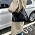 Bolsa com Alça Ajustável em couro PU Preta( cinza chumbo) - Imagem 4