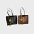 Bolsa Lisa com chaveiro Urso couro sintético - Imagem 6