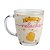 Caneca Relaxa 380ml vidro para bebidas quentes e frias - Imagem 2