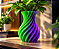 Vaso Espiral MZT 3D – Decoração Moderna - Imagem 1